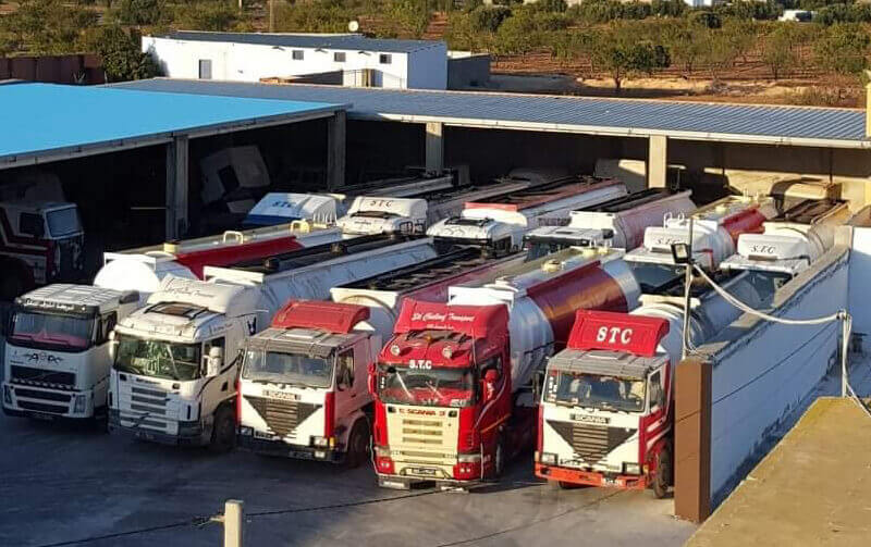 Flotte des camions